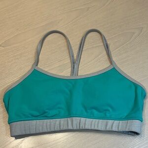 Lululemon Flow Y Sports Bra - TEAL